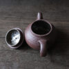 brown plasticine teapot made by Andrzej Bero
