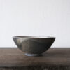 black lava shino bowl by oyu ceramics