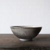 black lava shino bowl by oyu ceramics